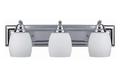 Canarm IVL259A03 Chrome Griffin 3-Light 24"W Bathroom Vanity Light