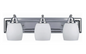 Canarm IVL259A03 Chrome Griffin 3-Light 24"W Bathroom Vanity Light