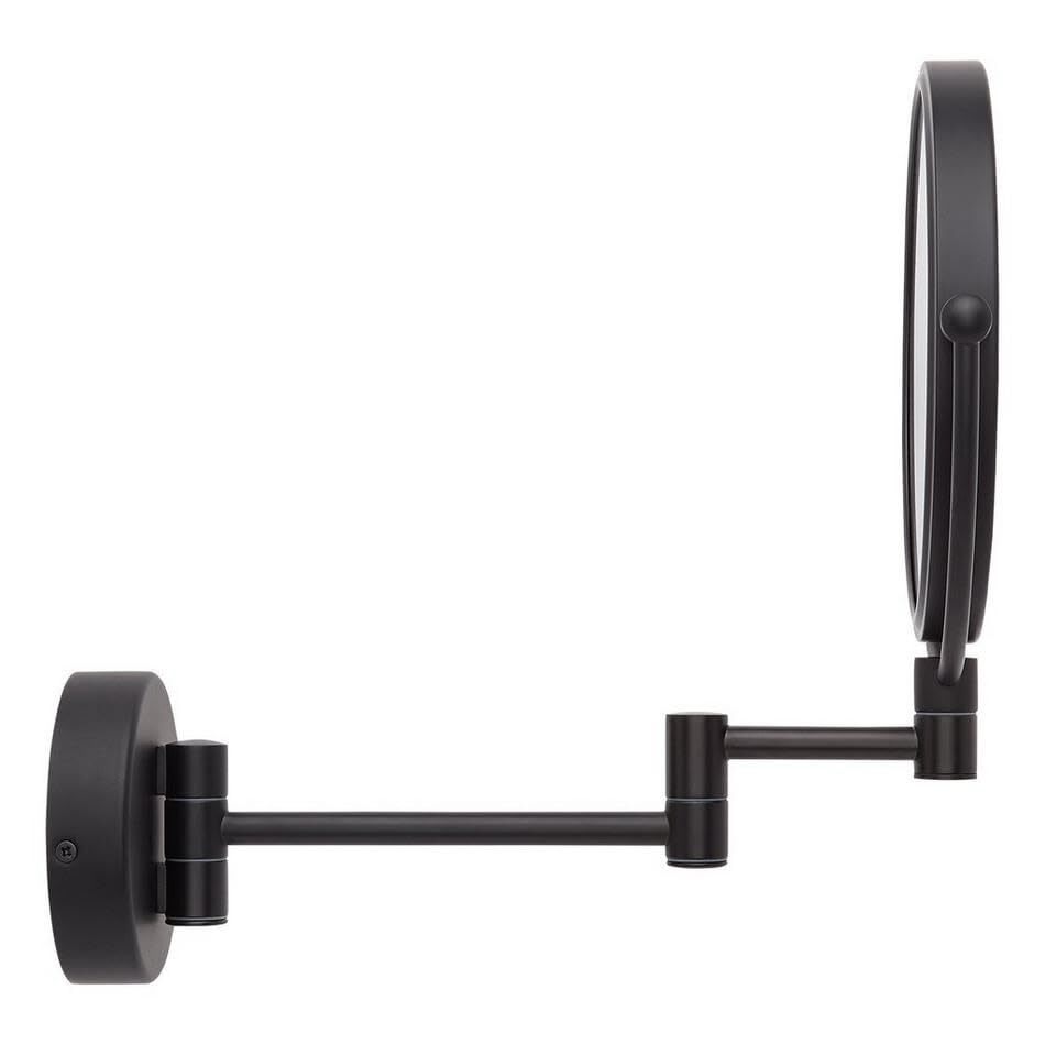 Signature Hardware SH662009MB Ramana Make Up Magnifying Mirror-Satin Black