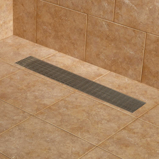 Signature Hardware SH439012SS Carmen 32" Shower Drain - Polished Stainless Steel