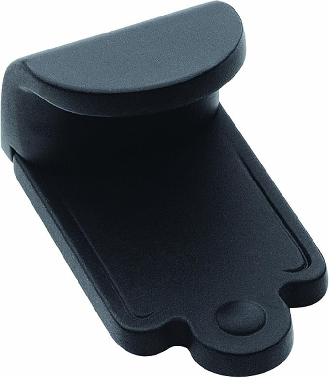 Amerock BP1593FB | Cabinet Finger Pull | Matte Black | 1-7/8 inch (48 mm) Length