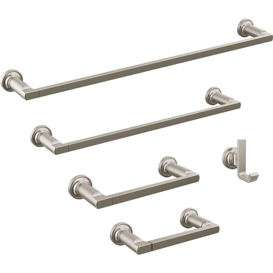 DELTA FAUCET 78908-SS Tetra 8 in. Hand Towel Bar in Stainless Steel