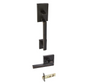 Kwikset 815SCEHFL-11P San Clemente Handleset, Venetian Bronze