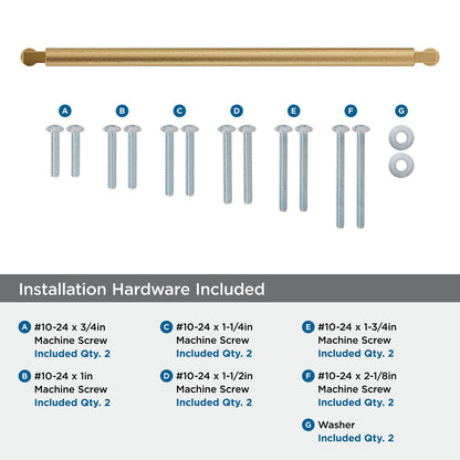 Amerock Balata 18 inch Champagne Bronze Appliance Pull, BP37631CZ