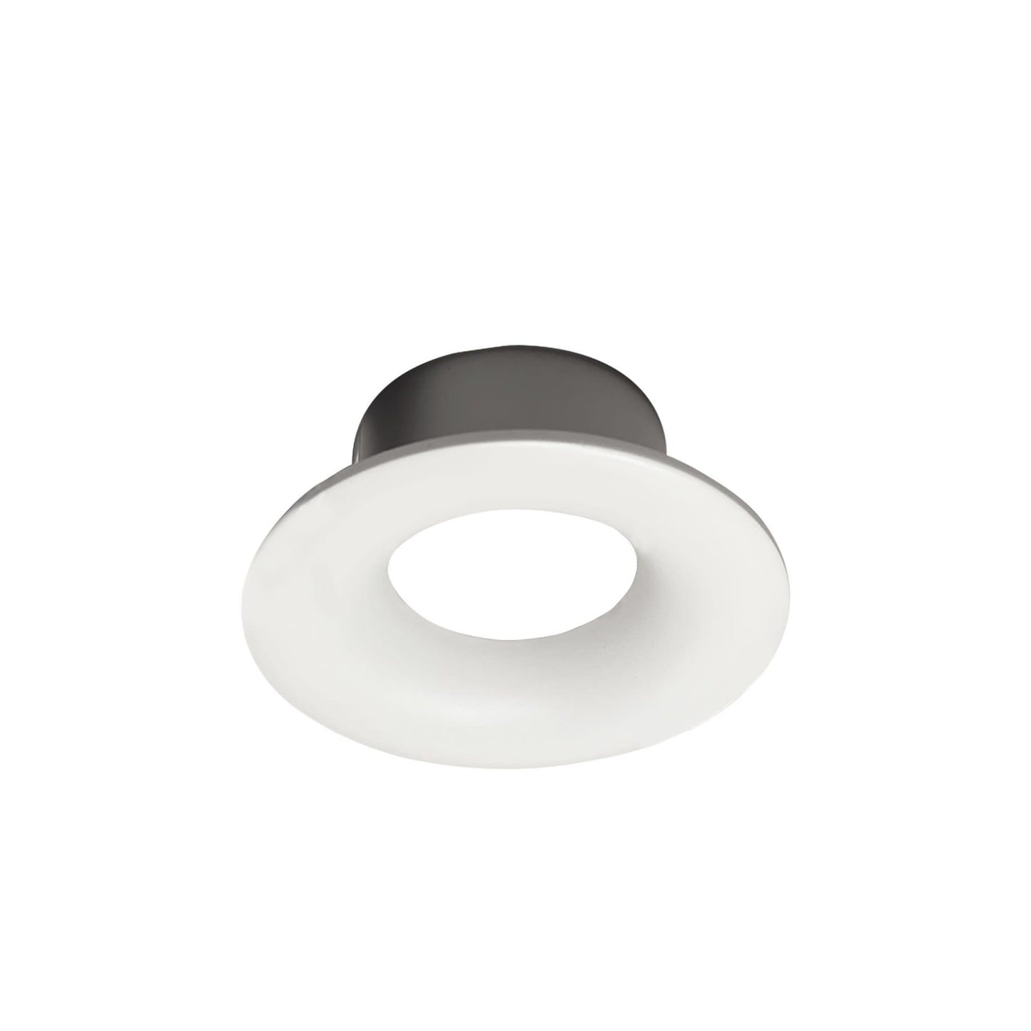 Nora NIOC-1RNBMPW 1" Iolite Can-Less Trim (Matte Powder White, Round Bullnose)