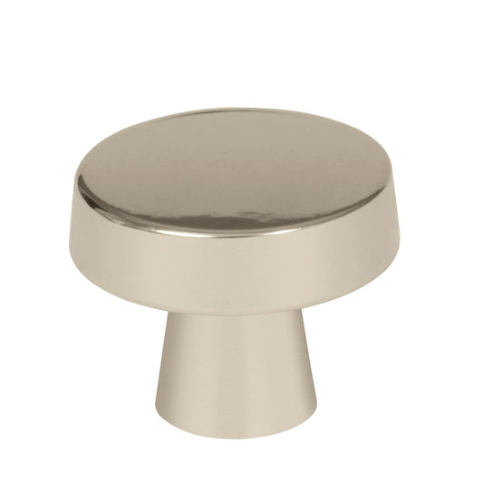Amerock 55270-PN Blackrock Cabinet Knob Polished Nickel 1-1/3" Diameter