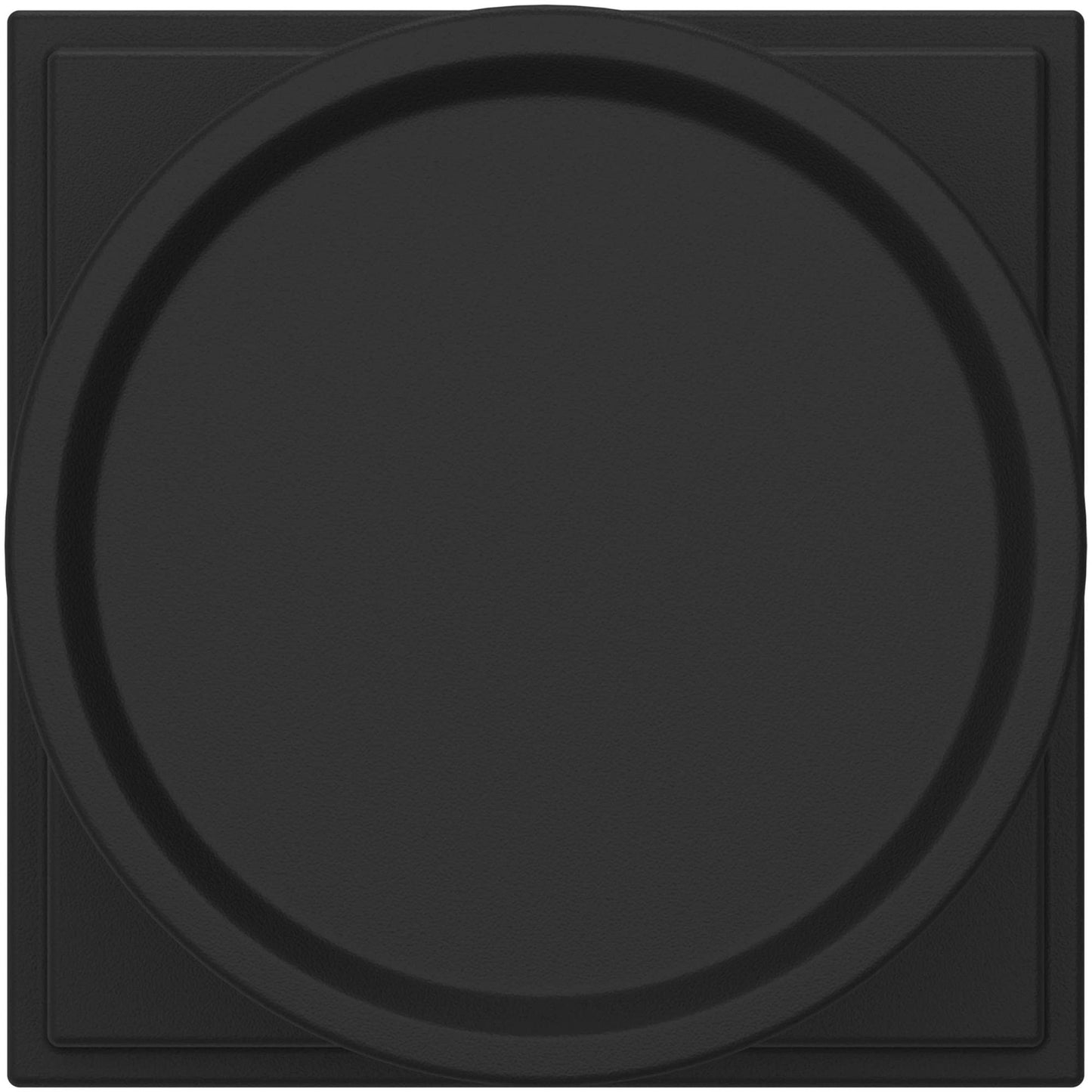 Baldwin K009.PRIV K009 Privacy Door Knob Set with R050 Rose - Satin Black