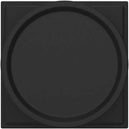 Baldwin K009.PRIV K009 Privacy Door Knob Set with R050 Rose - Satin Black