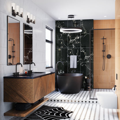 Signature Hardware SHRSB820RGAGBR 8" Wide Modern Round Shower Head-Aged Brass