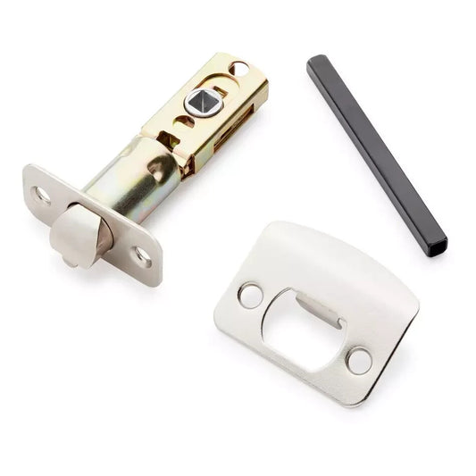 Signature Hardware-HLK2203U15 Mabry Privacy Set - Lever Handles - Brushed Nickel