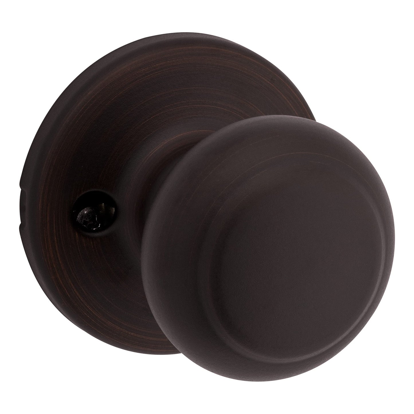 Kwikset 200CV11P Cove Interior Passage Door Knob Non-Locking Venetian Bronze