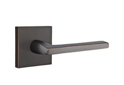 EMTEK Square Rosette Privacy Helios Lever RH 5210HLORHUS10B Oil Rubbed Bronze