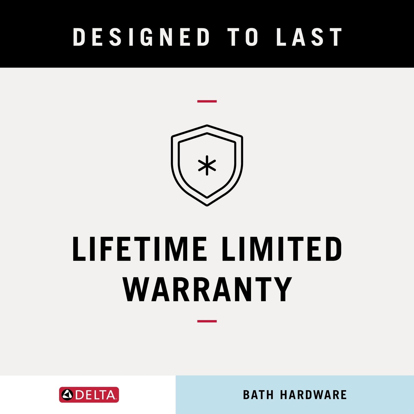 DELTA FAUCET 78908-SS Tetra 8 in. Hand Towel Bar in Stainless Steel