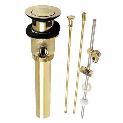 Kingston Brass KBT2122 Made to Match Drain with Overflow, Polished Brass