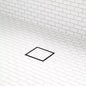 Signature Hardware - 8" Cohen Square Tile-In Shower Drain, Matte Black