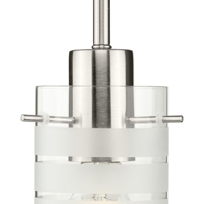 Progress Lighting P5158-09 Traditional Three Foyer Pendant Nickel, Silver Finish