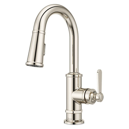 Pfister, GT572TDD, Port Haven Single Hole Pull Down Faucet Polished Nickel