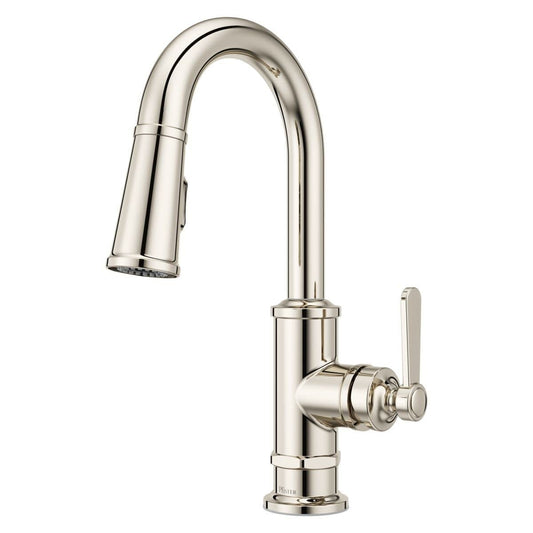 Pfister, GT572TDD, Port Haven Single Hole Pull Down Faucet Polished Nickel