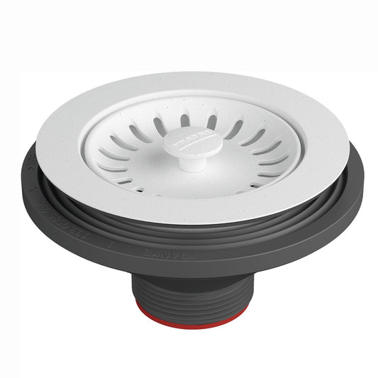 Franke 900-PWT Colorline 3-1/2" Basket Strainer - Polar White