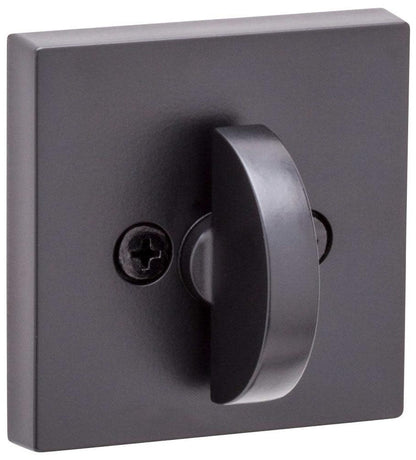Kwikset 158SQT-26S.STRKP Halifax Square Rose Sngl Cyl Deadbolt Polished Chrome