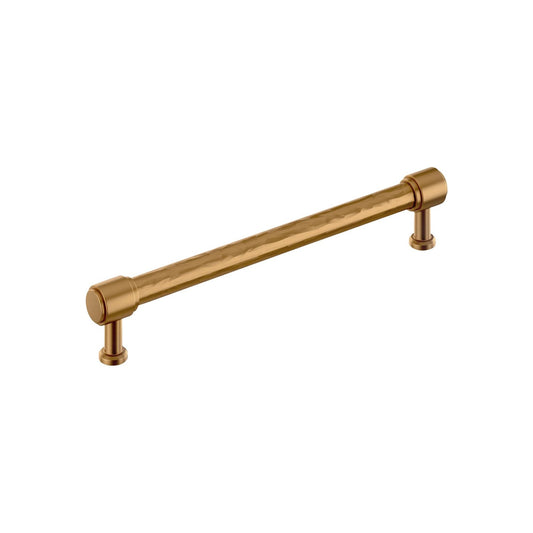 Signature Hardware SH53202BG Lazzara 7-9/16" Hammered Cabinet Pull-Brushed Gold
