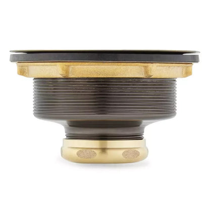 Signature Hardware-3-1/2" Kitchen Sink Basket Strainer-Satin Copper