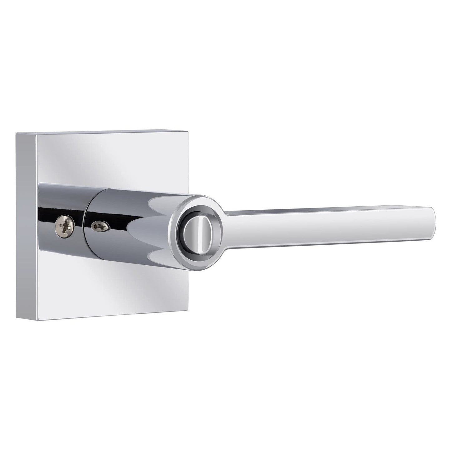 Miseno MLK1022 Lorton Flat Bar Keyed Entry Door Lever Set - Matte Black