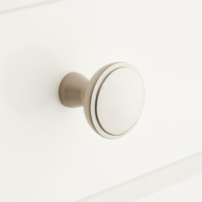 Signature Hardware SH553064NKL Strasbourg 1-1/4" Round Cabinet Knob-Satin Nickel