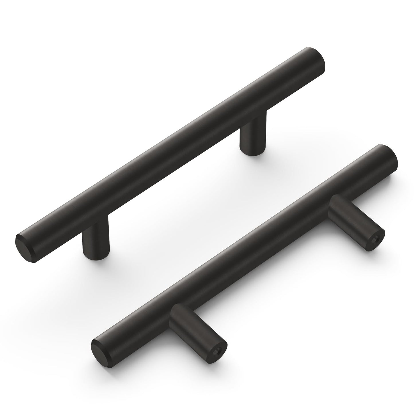 Hickory HH075593-BBLN Bar Pulls  3" Center to Center Brushed Black Nickel Finish