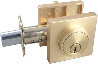 Miseno MLK1228 Lorton Single Cylinder Keyed Entry Deadbolt - Matte Black