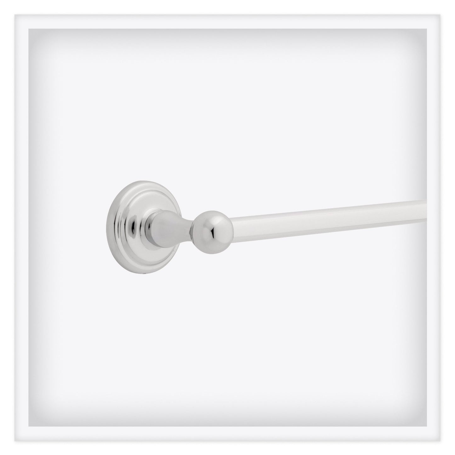 Franklin Brass Jamestown 9024PC 24" Towel Bar for Bathroom, Polished Chrome