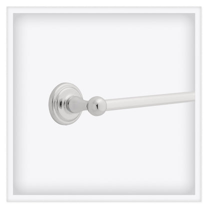 Franklin Brass Jamestown 9024PC 24" Towel Bar for Bathroom, Polished Chrome