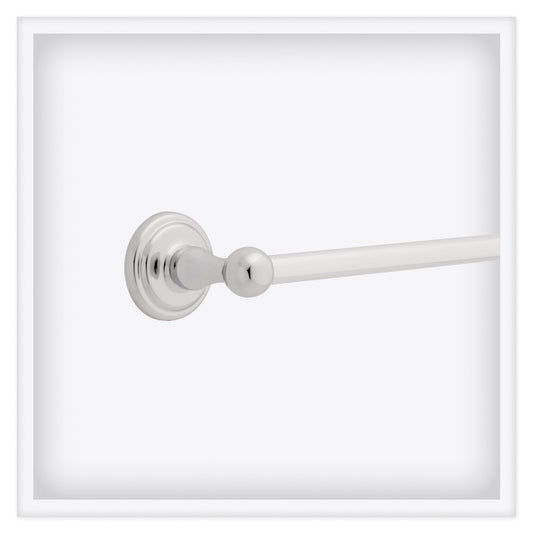 Franklin Brass Jamestown 9024PC 24" Towel Bar for Bathroom, Polished Chrome