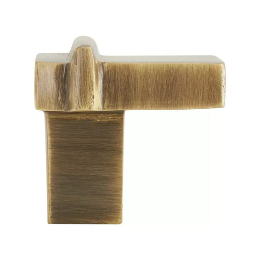 Signature Hardware-Marta Solid Brass Cabinet Knob-Antique Brass-Pack of 2