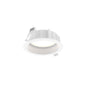 DALS Lighting DRR4-CC-WH Notch 4 Inch Deep Regressed LED Panel 5CCT