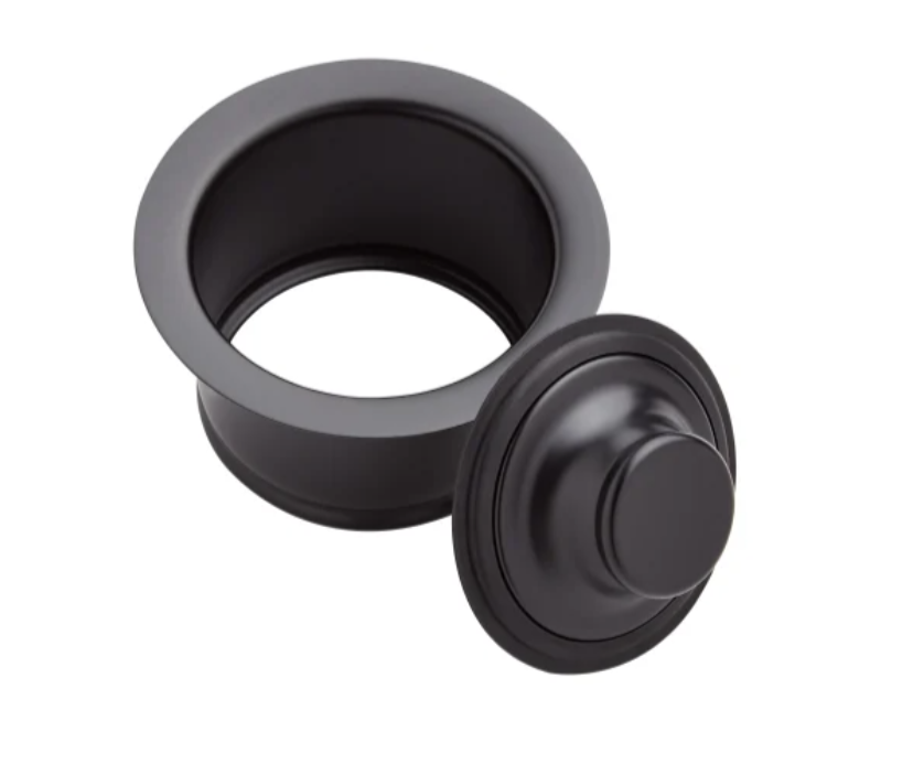 Signature Hardware SH163MB 3-1/2" Brass Kitchen Deep Garbage Disposal Flange