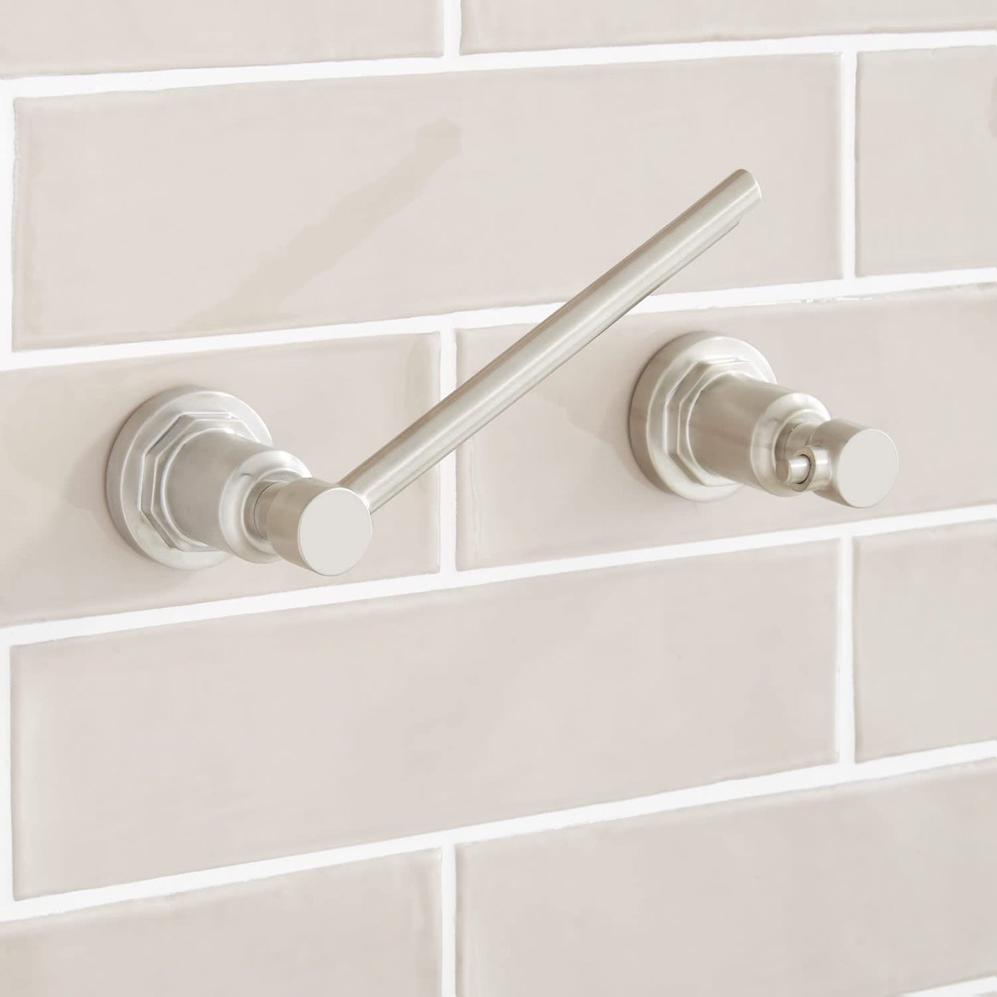Signature Hardware 476969 Greyfield Wall Mounted Pivoting Toilet Paper Holder