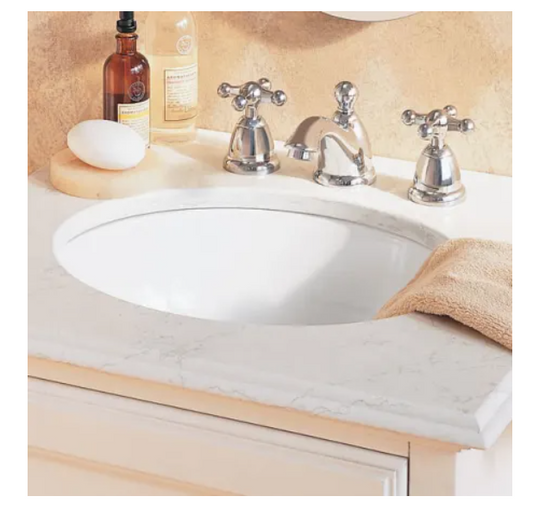 American Standard Ovalyn 16-3/4" Undermount Porcelain Bathroom Sink