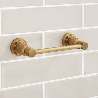 Signature Hardware 476969 Greyfield Wall Mounted Pivoting Toilet Paper Holder